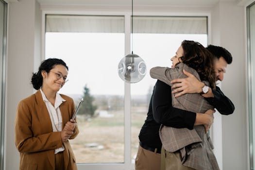 mortgage broker discussing options with a couple