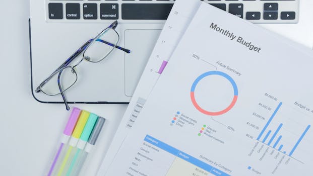 credit report and calculator on a desk