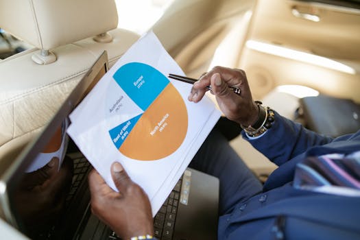 person reviewing credit report