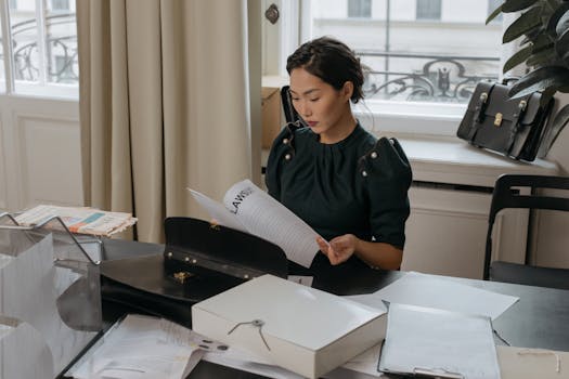 lawyer reviewing mortgage documents