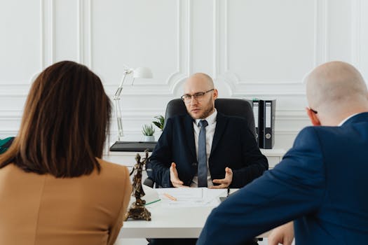 financial advisor explaining mortgage options to retiree